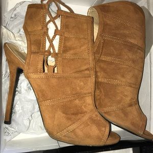 Suede Public Desire Heels